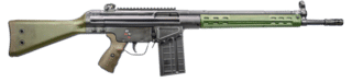 PTR GI-100006 .308 Win Semi-Auto Rifle - Green - 16" - 20 Round